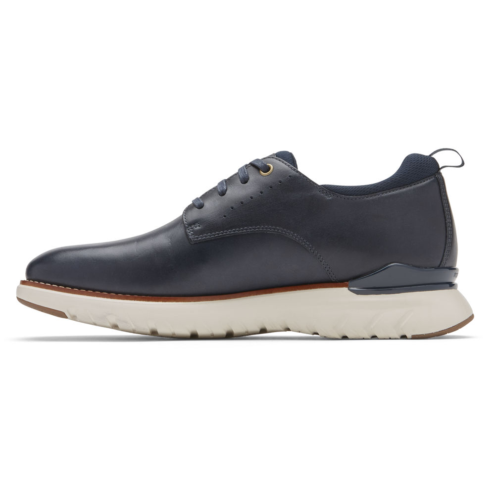 Rockport Oxfords For Mens Blue - Total Motion Sport Plain Toe - BP6803479